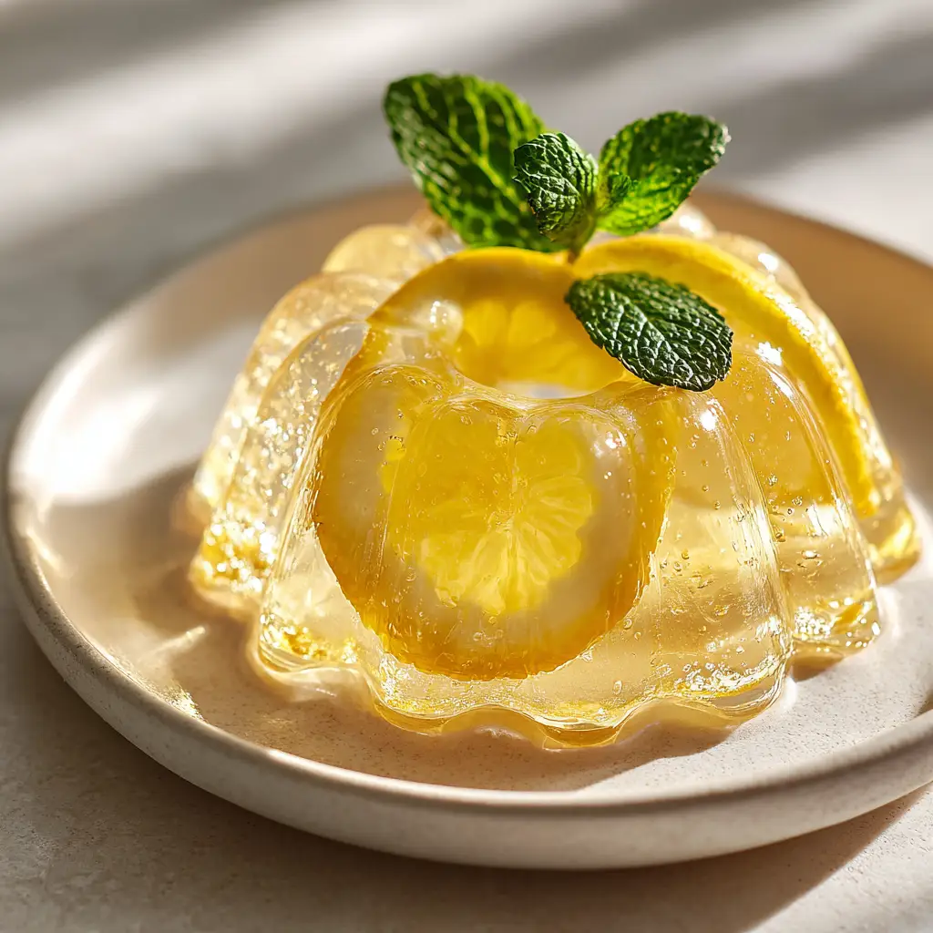 A warm and inviting gelatin beverage with a hint of lemon, illustrating the benefits of drinking gelatin daily.