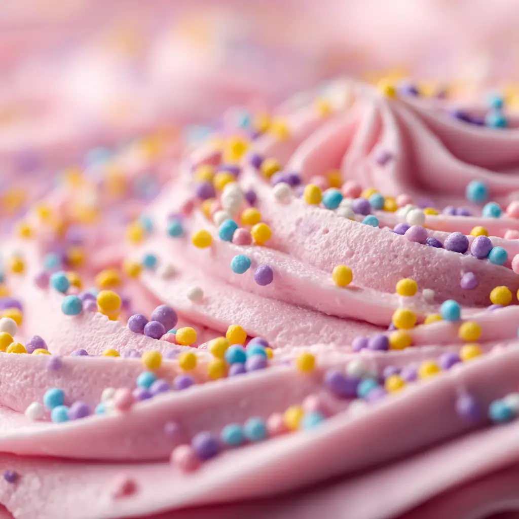 A spoonful of the Easter dessert dip being scooped from a bowl, showing its dippable and smooth consistency, ready to be served with cookies.