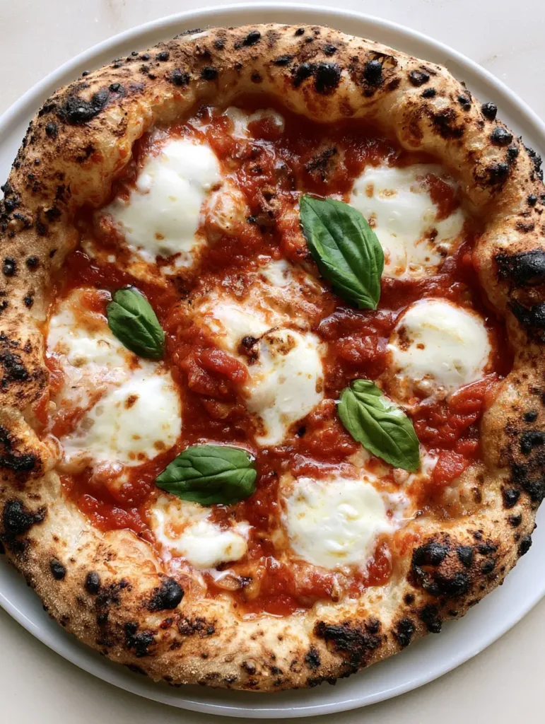 Sauerteig Reste Pizza: Die knusprigste Art, Deinen Discard zu verwerten 1 Fertig gebackene Sauerteig Reste Pizza auf einem neutralen Hintergrund, präsentiert im Smartphone-Fotostil.